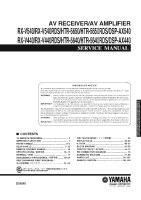 Yamaha HTR-5640-5640-RDS - Service Manual 